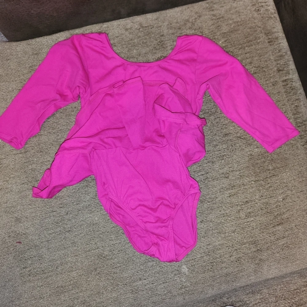 Girls In Motion Pink Kids Leotard